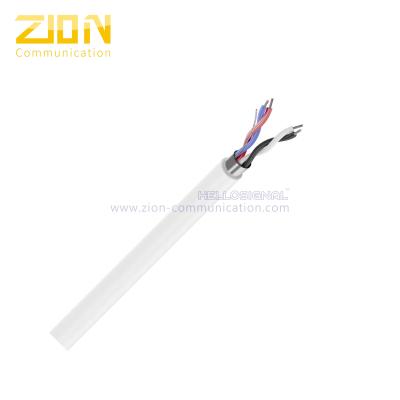 cobre encalhado 1.0mm2 2 de Mylar Screended pares do cabo da segurança para o sistema de alarme