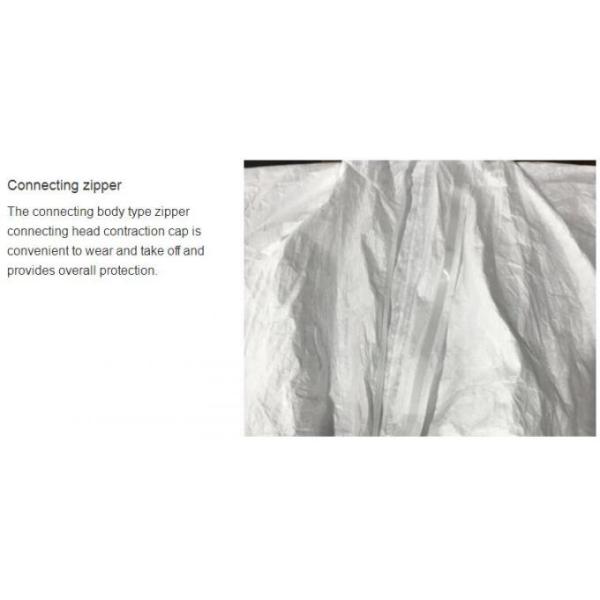 Unisex Disposable Protective Suit Tyvek Coveralls With Hood And Boots