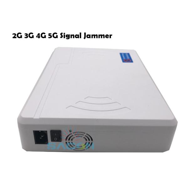 8 Channels 20W Output Power Mobile Signal Jammer with Built-in Antennas for 2G 3G 4G 5G WiFi GPS Blocking
