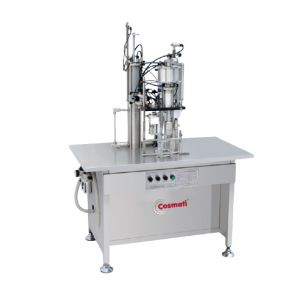 Automatic Aerosol Spray Filling Machine For Cosmetic Industry