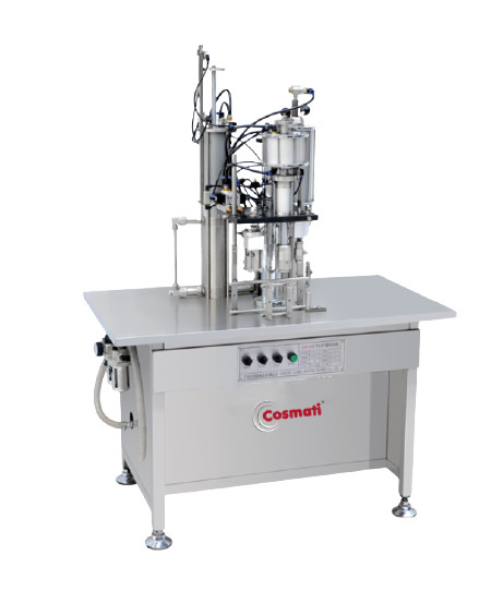 Automatic Aerosol Spray Filling Machine For Cosmetic Industry