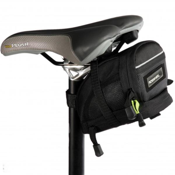 Free shipping Bicycle bike Bag Saddle Back Seat Tail Bike Bag Pouch Basket Velcro straps M