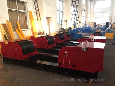 Rolos resistentes vermelhos da soldadura da tubulação, tanque de 200 toneladas da capacidade que gerencie Rolls