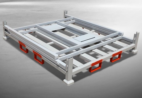 Powder Coated Steel Stackable Pallet Racks 1200*1200*1100mm For Goods Turnover