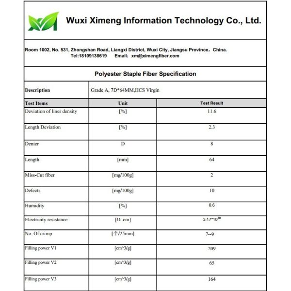 High Quality HCS 7D*32MM HCS PSF Hollow Conjugated Staple Fiber Excellent Loft Rebound Non-Toxic Low Weight Raw Material For Home Textile And Toy Filling Production