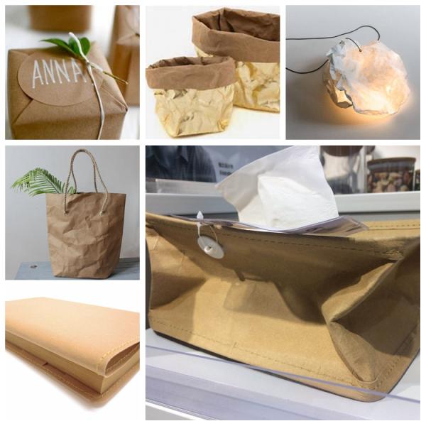 Поверхностный серебр, золото поднял, ткань бумаги Крафт яркого блеска золота Вашабле для подарка