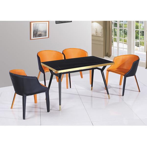 120*70*75cm Stainless Steel Dining Table