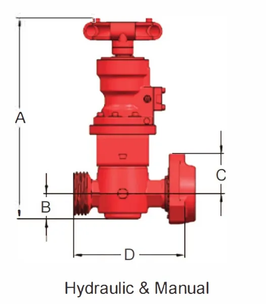 API 6A Plug Oilfield High Pressure Manifold 10000psi - 20000psi Back Pressure Valve