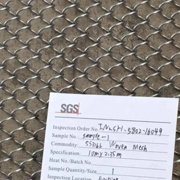 Brass Decorative Fashion Wire Mesh Mesh Partitions Curtain Fabric stainless steel woven wire mesh