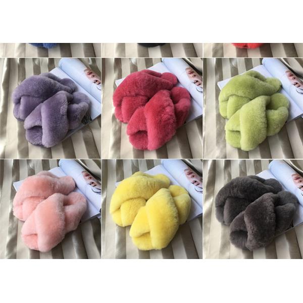 Тапочка 100% резины зимы тапочки овчины Австралии тапочек шерстей овец реальная