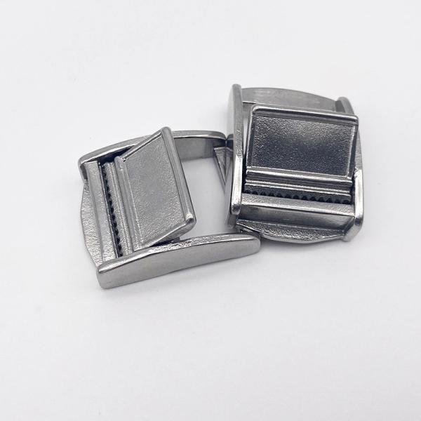 Finitura polida de aço inoxidável 304 de liberação rápida de cam buckle 50mm para indústria pesada