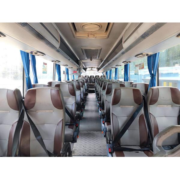 Manual Transmission Used Luxury Bus 100km/H Max Speed Diesel Fuel Servo 49 Seats