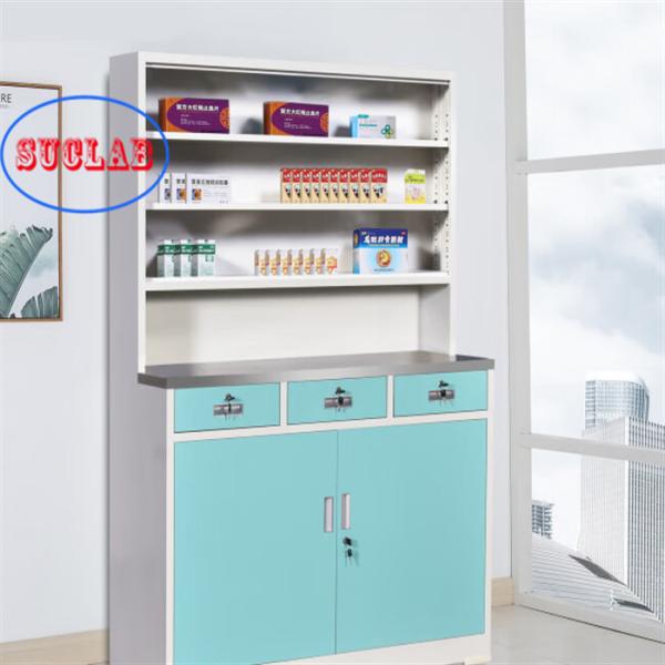 Meubles d'hôpital et de clinique personnalisables Cabinet médical L 3000*W 600*H 850 à 900 mm