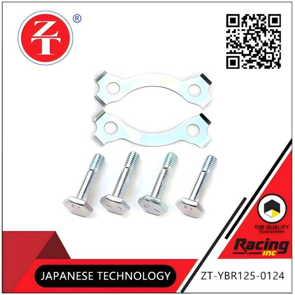 YBR125 motorcycle big tooth screw set slink wheel fixed splint + bolt
