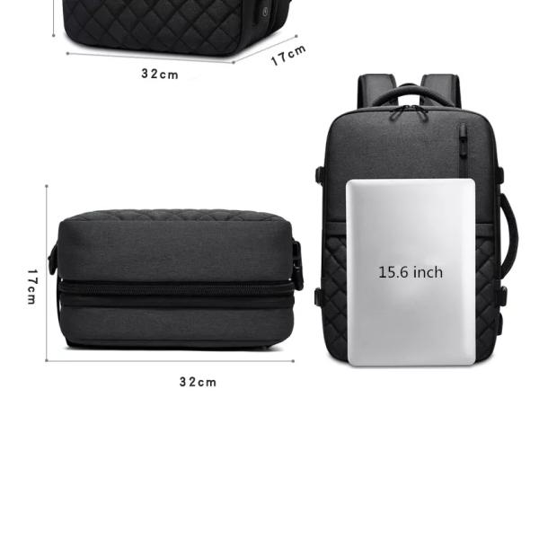 Течебезопасное рюкзака дела ноутбука Оксфорда случайное многофункциональное