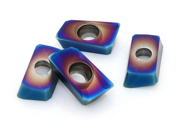 HRC91-93.5 Hardness Custom Carbide Inserts , TiCN Coating Milling Cutter Insert