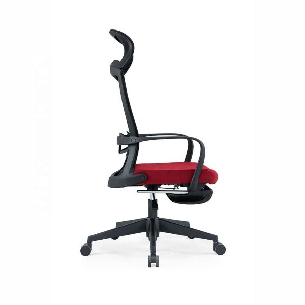 Stainless Steel Swivel Office Chair with Adjustable Back Support and Ergonomic Design