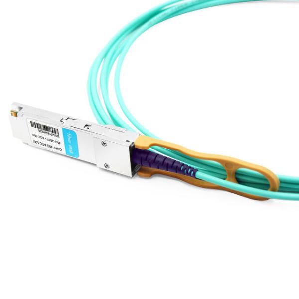 Juniper EX-SFP-40GE-AOC-50M Compatible 50m (164ft) 40G QSFP+ to QSFP+ Active Optical Cable