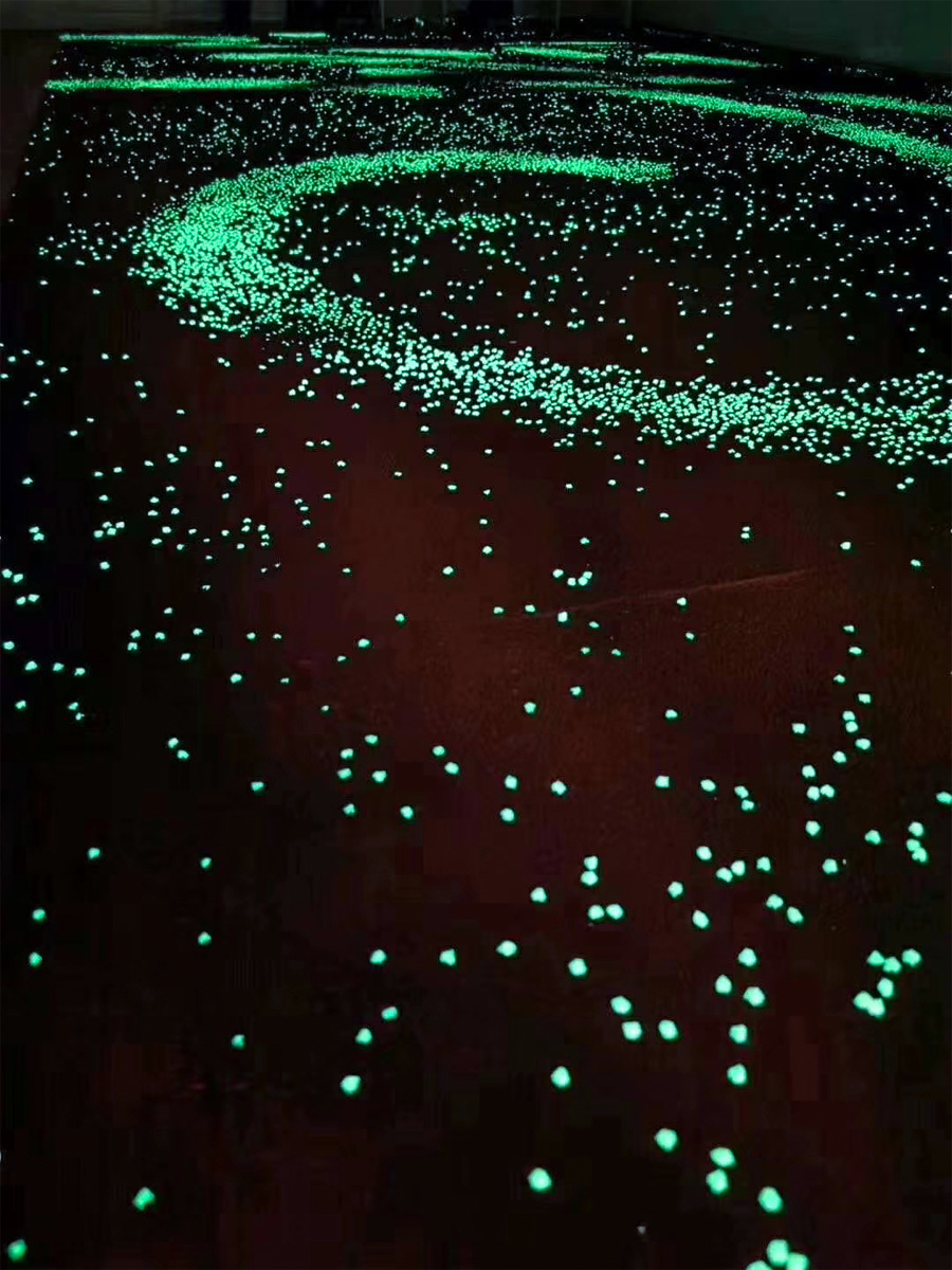 Glow in the Dark EPDM Granules | 10h Luminous 2-4mm TPU Pellets for Safety Tracks