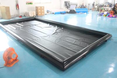 携帯型 防風 充気式 洗車用 マット PVC 充気式 自動車用 貯水器 マット