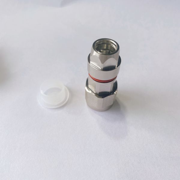 High Reliability N Connector Male Clamp Cable Connector Small For 3/8  Super Flexible Cables