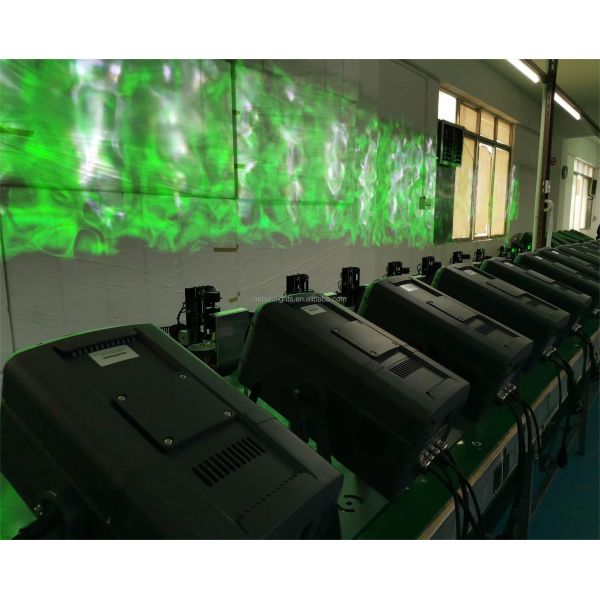 Nebula 100W LED Zoom Water Ripple Ocean Wave Flow Floating Lighting DMX Gobo Projector