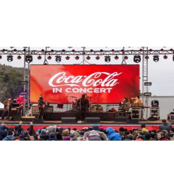 Parede video exterior interna alugado completa do diodo emissor de luz da tela de exposição do diodo emissor de luz da cor P3.91 500x1000mm