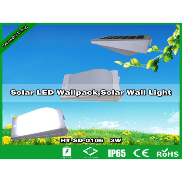 3W Motion sensor Smart Solar LED Wall Light,solar wallpack LED light