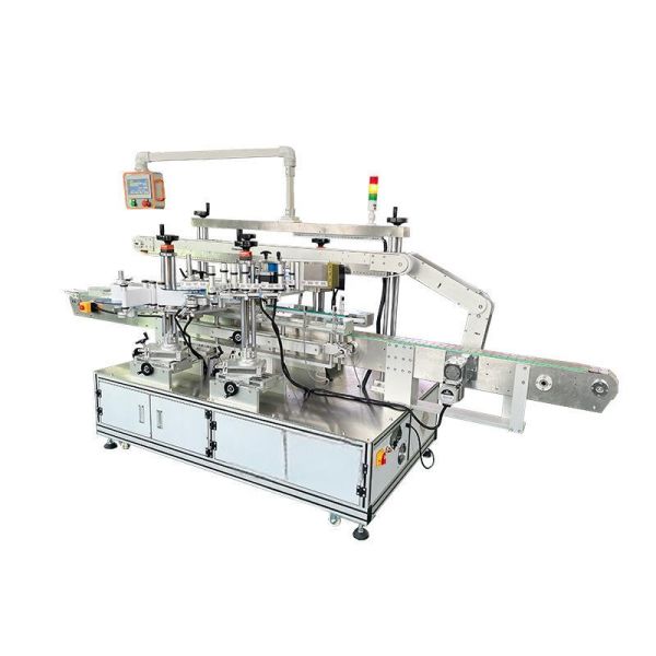 Manufacturer Customized CH-902F Fully Automatic Four Head Double Side Metal Toolbox Adhesive Sticker Front and Back Labeling Machine