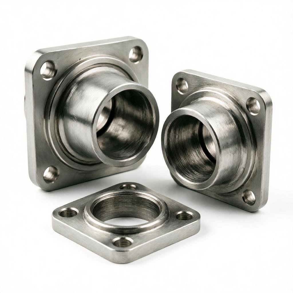 CNC Stainless Steel UAV Engine Exhaust Flange for Gas Powered Fixed Wing Drones