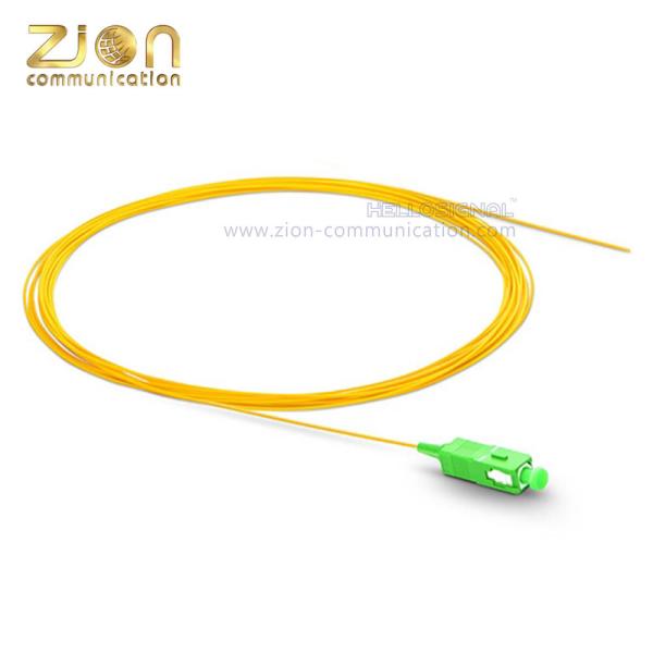 SC APC Patch Cord Simplex G.652.D Single Mode PVC Jacket 6ft FOPT