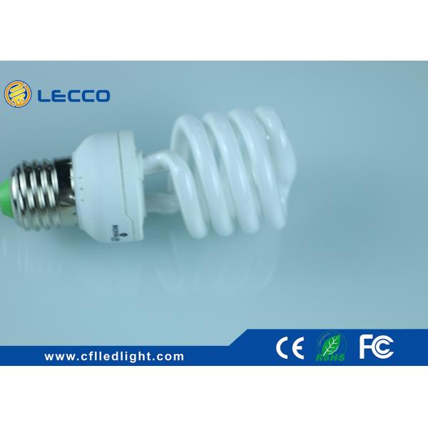 T2 Compact Fluorescent Lamps CFLS , 7mm Half Spiral Fluorescent Light Bulbs 15W 4T