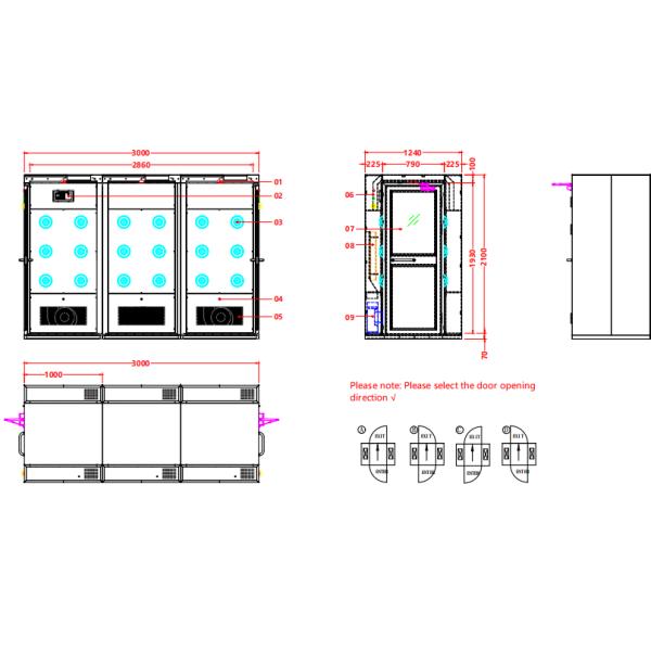 ISO-Certified Industrial Air Shower | 304 Stainless Steel & HEPA H14 | High-Capacity Manufacturing Solutions