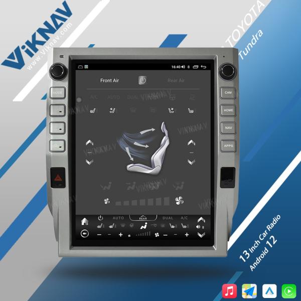 Pós-venda Toyota Tundra Head Unit Car Radio Stereo 2014-2021 Painel sem fio