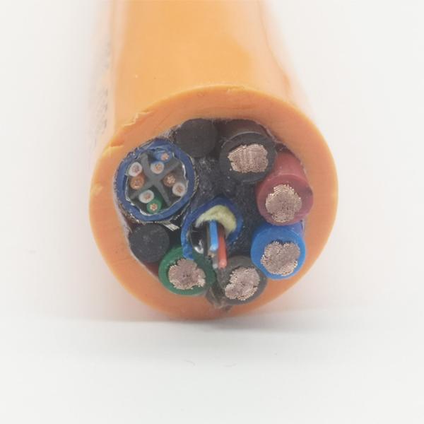 Corning Hybrid Fiber Optic Cable Waterproof With Bare Copper Conductor