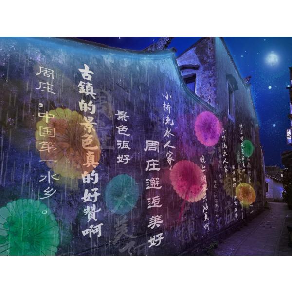 Dmx Stage LED Effect Gobo Light 200w Для рынка культурного туризма Тематический парк