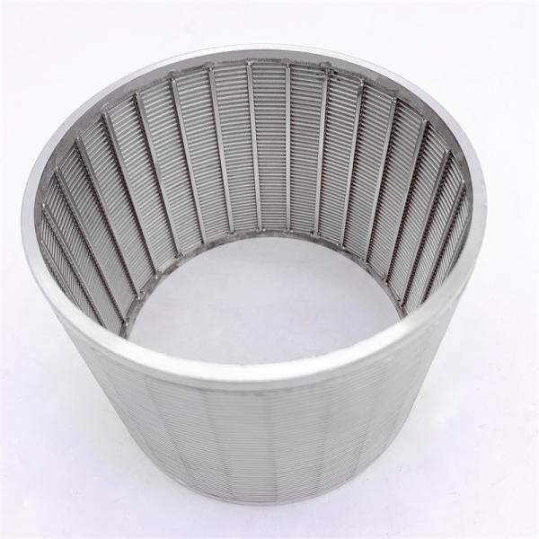 0.02mm Slot Stainless Steel 316l 904l Johnson Wedge Wire Screens