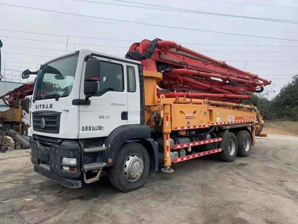 Max.Vertical Reach 38 Meter Usado equipamento pesado para caminhão de bomba de concreto