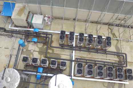 Топление источника воздуха стальной расквартировывать Gavanized и охлаждая нагреватель воды теплового насоса