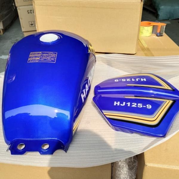 HJ128-9 à prix abordable réservoir de moto standard couverture latérale durable