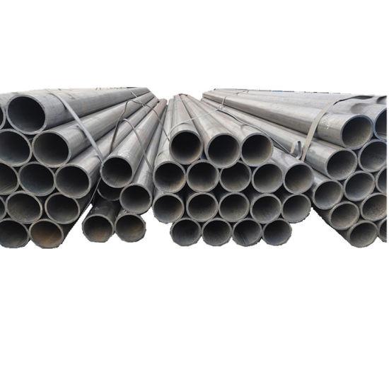 Preto da tubulação de aço carbono de ASTM A53 SCH40 ERW em volta do diâmetro exterior de 6mm - de 2500mm