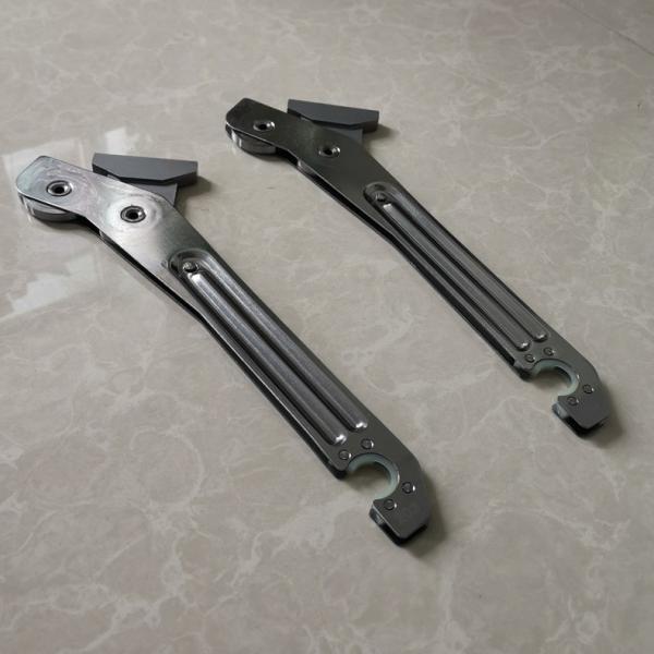 Metal Shedding Lever 04 For Hook And Loop Webbing Machines