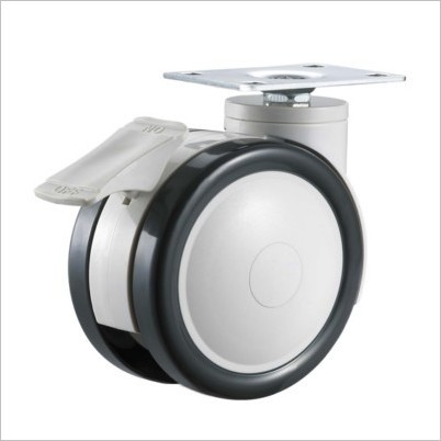 5 inch PU caster for medical equipment