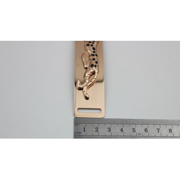 Personalized light gold metal curved sneaker shoe lace shoelace charms metal buckles