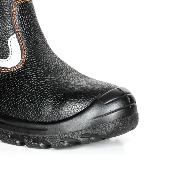 Shengjie OEM Профессиональная кожаная стальная каблуки высокие каблуки поглощение ударов рельефные унисексные фабричные стандартные ботинки безопасности