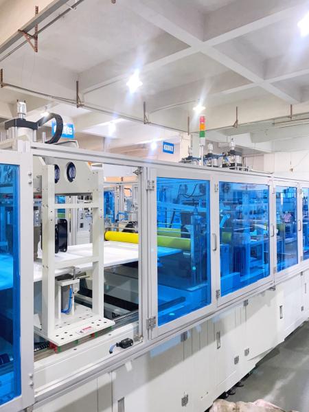 0.6Mpa Pocket Filter Making Machine Using A Square Welded Structure For The Entire Machine