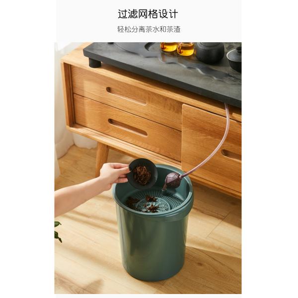 Indoor Office Drawing Room Round Waste Segregation Plastic Dustbin