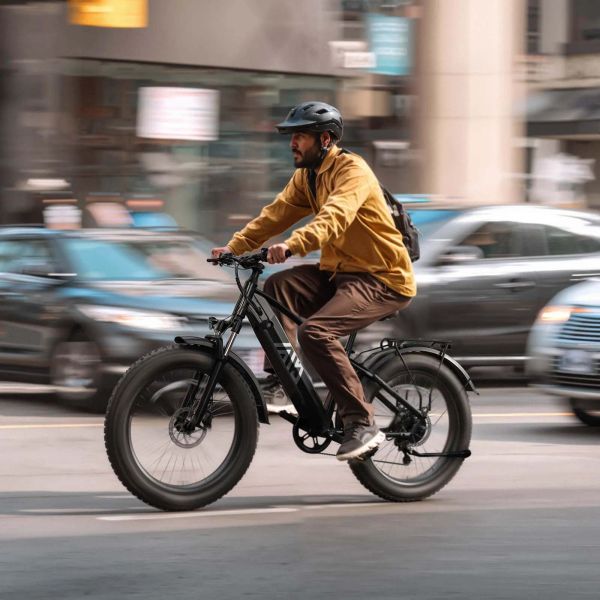 Yeestep F612 26 Fat Tire Electric Mountain Bike 7 Speed Rear Hub Motor 48v15ah Lithium Battery Fatbike Powerful Road E-bike