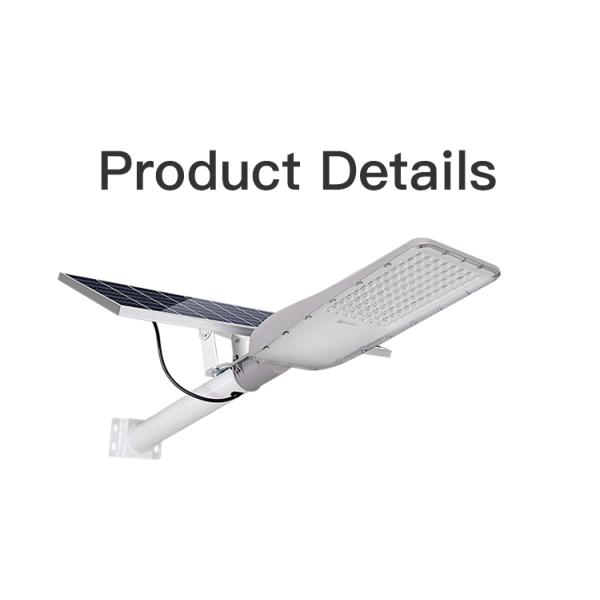 120° Beam Angle Commercial Outdoor Solar Street Light System 10w 20w 30w 40w 50w 100w
