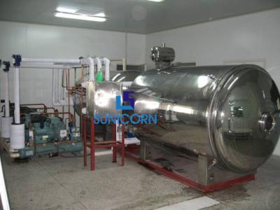 Secador de gelo da eficiência elevada grande, máquina de fruto liofilizada 50sqm 500kgs